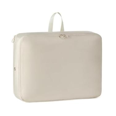 Imagem de Sacos de armazenamento grandes de 14L/22L, caixas dobráveis de armazenamento de roupas, organizador de armário com alças e bolsa econômica de espaço