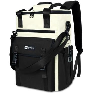 Imagem de Mochila Cooler ayamaya 41x30x20cm preta à prova de vazamentos