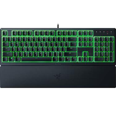 Imagem de Razer Ornata V3 X Teclado para jogos: teclas de perfil baixo - Interruptores de membrana silenciosos - resistente a derrames - Iluminação cromado RGB - Apoio para pulsos ergonómico - preto clássico