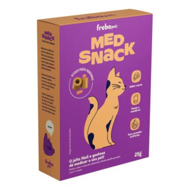 Imagem de Fp Med Snack Gatos Base 25g - Petisco Porta Remédio