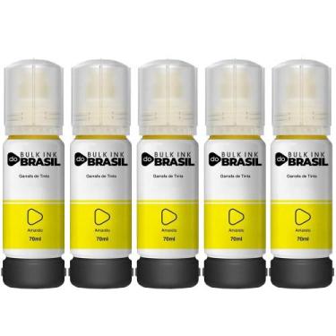 Imagem de Kit 5 Tintas Para Epson L4160 L4150 T504 L6171 L6161 L6191 T504 - Bulk