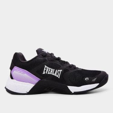 Imagem de Tênis Everlast Climber Pro 3 Feminino, Preto, Lilás, 37