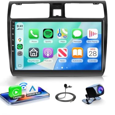 Imagem de Tela de rádio 2G + 64G para Suzuki Swift 2005 2006 2007 2008 2009 2010 Carplay Android Auto Navegação GPS, Rimoody Android Car Stereo 10,1 polegadas, tela sensível ao toque WiFi, BT FM EQ, câmera de