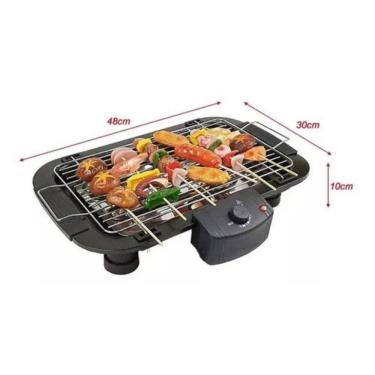 Imagem de Churrasqueira Elétrica Grill S/Fumaça 1.500W Portátil 110V