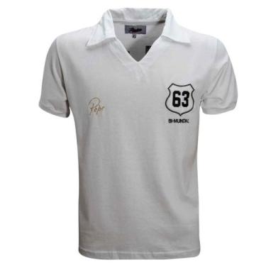 Imagem de Camisa Pepe 1963 Liga Retrô  Branca GG, GG, Branco
