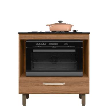 Imagem de Balcão Para Cooktop 4 Ou 5 Bocas E Forno Ipe Nicioli Ipê