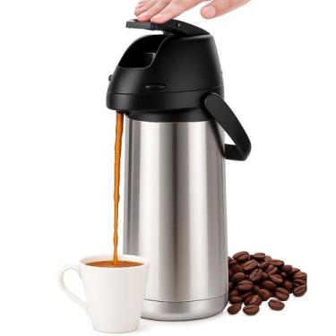 Imagem de Garrafa Térmica 1,3 Litros Inox Quente e Frio Yab