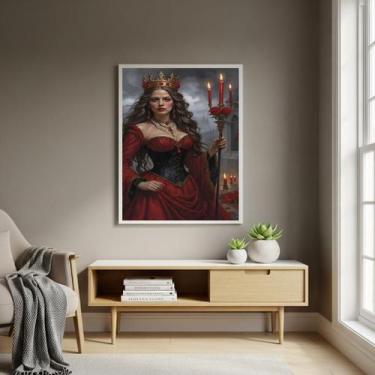 Imagem de Quadro Arte De Maria Padilha Pomba Gira - 70X50Cm - Quadros On-Line