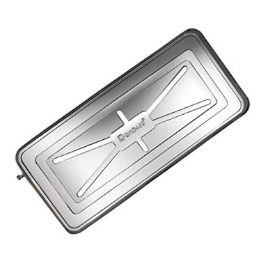 Imagem de HHHJQFAAT Bandeja de drenagem de ar condicionado Uniersal para ambientes externos, bandeja coletora condensada de aço inoxidável HAC, kit de drenagem de ar condicionado com ralo para ar condicionado 1