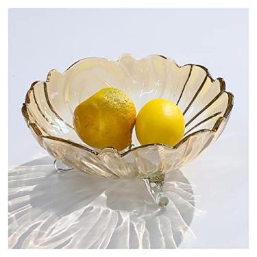 Imagem de BSNANCA Bandeja de lanche, suporte de cesta de frutas, legumes, lanches, cupcakes, cesta de cozinha, mesa de jantar, decoração tigela redonda