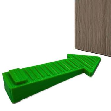 Imagem de Batentes de porta para piso, batente inferior para manter aberto, proteção antiderrapante inclinada cunha de segurança para escola, quarto, oficina, dormitório, apartamento, sala de aula