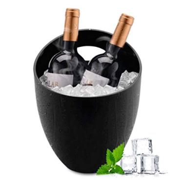 Imagem de Balde de gelo, balde de gelo, balde de gelo de 3,6 litros, bom para garrafas de vinho ou champanhe balde de gelo