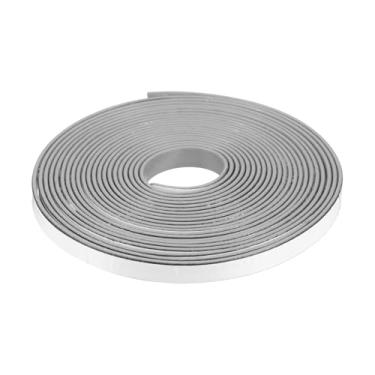 Imagem de PATIKIL Tira de vedação de fogo de fumaça, fita expansível de vedação de porta de 16,4 m, material composto de borracha grafite autoadesiva para portas de aço com classificação de fogo, 1 cm L x 0,2