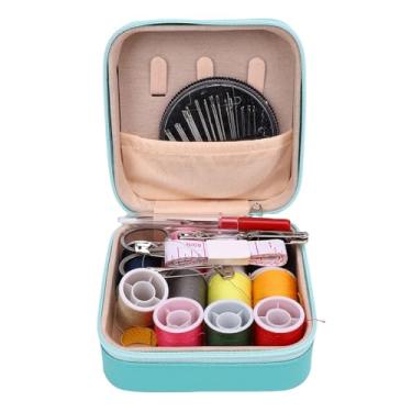 Imagem de Luocute Kit de Costura, Conjunto Portátil de Agulha e Linha Com Tesoura, Dedal, Fita Métrica, Abridor de Costura, Passador de Linha, para Conserto de Roupas, Artesanato para Animais de