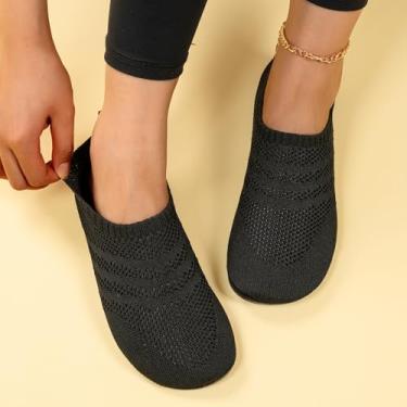 Imagem de Pantufa feminina fechada nas costas com espuma viscoelástica, sola interna e externa, Lcs1344 Preto, 11 Women/9.5 Men