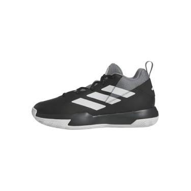 Imagem de adidas Tênis de basquete infantil unissex Cross 'Em Up Select, Preto/branco/cinza, 18