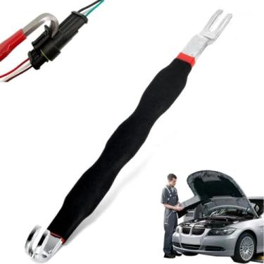 Imagem de Ferramenta de remoção de separador de conector de terminal elétrico automotivo, removedor de conector de plugue universal para carros, ferramenta de alicate de desconexão elétrica multifuncional para