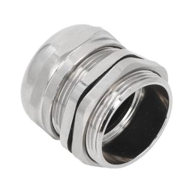 Imagem de Prensa-cabo de aço inoxidável M32 - Conector fio à prova d'água IP68 para quadros elétricos, blindagem EMI, juntas ajustáveis