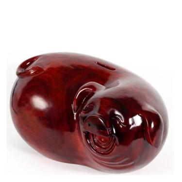 Imagem de Cofrinho de madeira com função de depósito/retirada, caixa de presente de grande capacidade para economia prática