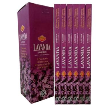 Imagem de Incenso Indiano Sac Lavanda Cx.6un.8v.