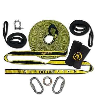 Imagem de Kit Primitivo Offline 30m (fita 25mm) - Nokaya Slackline