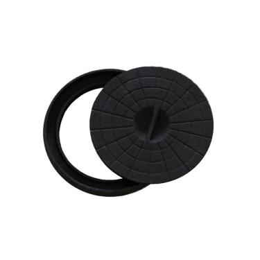 Imagem de Tampa Tampão De Chão Regar Simples De Ferro Fundido 20Cm