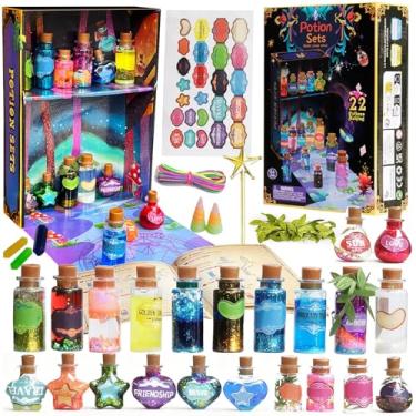 Imagem de TIDALJAM Kits de poção de 22 peças para crianças – Kit de poções de fadas Magic Mixies com ingredientes e caldeirão, melhor presente de aniversário e Natal para meninas e meninos de 6 a 12 anos para