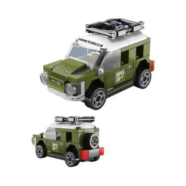 Imagem de Conjunto De Brinquedos De Blocos De Montar Com 12 Carros De Retorno Pa