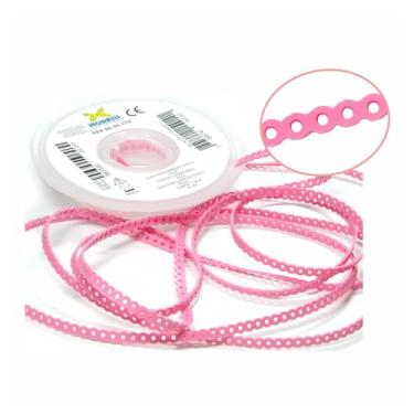 Imagem de Elástico Borrachinha Aparelho Ortodôntico Corrente Curto 1.5 metros