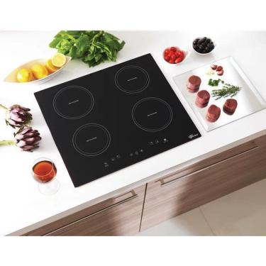 Imagem de Fogão Cooktop Fischer 4Q Por Indução Mesa Vitrocerâmica 220V