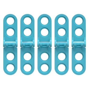 Imagem de KiBcsLic 5 Dobradiças de Papelão Reutilizáveis ​​para Construção, Conectores Criativos, Aprendizado, Brincadeiras em Casa, Ferramentas para Artesanato,