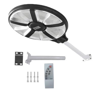 Imagem de Refletor Luminaria Solar Ovni Ufo 360 Graus Sensor Movimento Iluminaçao Vias Publicas Rodovia Estrada Rua Calçada