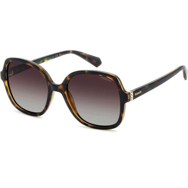 Imagem de Óculos de Sol Polaroid 4177 S X 086 55LA Marrom Feminino - Marrom - Feminino - Único-Feminino