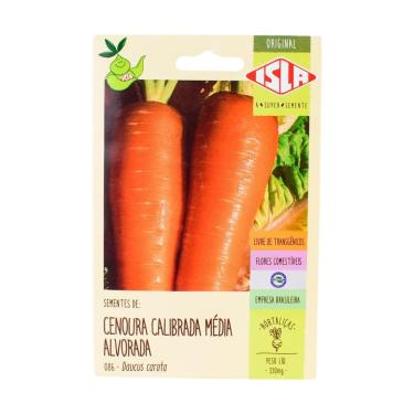 Imagem de Kit Semente de Cenoura Alvo Calibrada Média 0,35g + Semente de Tomate San Marzano 0,25g