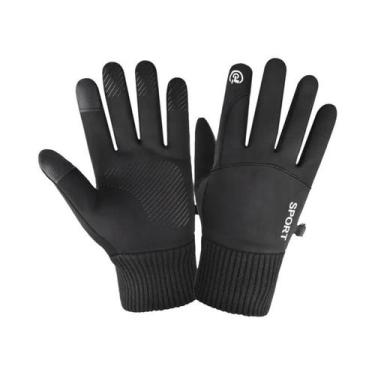Imagem de Luvas De Inverno Masculinas Impermeáveis E À Prova De Vento Com Tela S