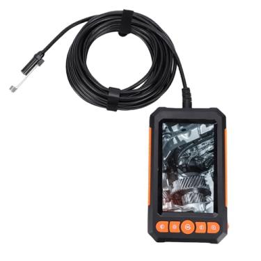 Imagem de Luocute Endoscópio Industrial, Câmera HD 1080P Com Tela de 4,3 Polegadas Com 8 Luzes LED Ajustáveis ​​e Impermeabilização IP67, Boroscópios para Inspeção de Tubos de Automóveis Tubo de