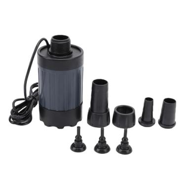 Imagem de FTVOGUE Bomba Submersível Sem Escova de 22 W Com Fluxo de 3,5 M Cabeça Solar Silenciosa Bomba de água IPX8 Com Conectores de Mangueira para Aquário, Acampamento, Lavagem de Carro