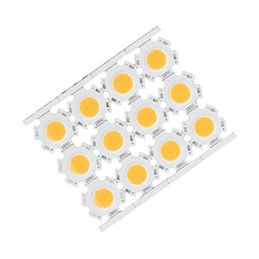 Imagem de Generic Componente Emissor de Luz LED COB para Lâmpadas DIY, Material de Alumínio, Baixo Consumo de Energia, para Holofotes e Downlights, Pacote de 12 para Iluminação Interna (Luz Quente)