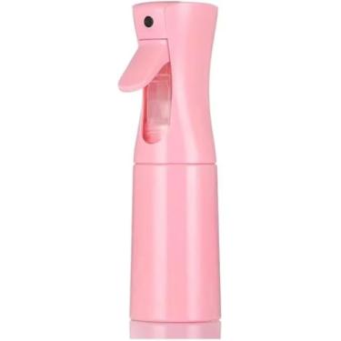 Imagem de Borrifador Pulverizador Contínuo Spray de Névoa Contínua Ultra Fina para Cabelo e Limpeza, 200ml, 20cm – H2F STORE (Rosa)