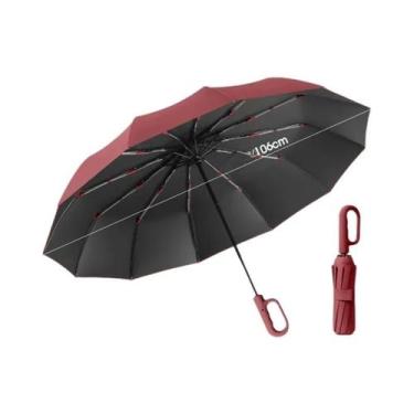 Imagem de Guarda-chuva Automático Extra Grande De 48 Polegadas, Resistente Ao Ve