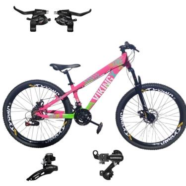 Imagem de Bicicleta 26 VikingX T25 24v Cambios e Trocadores Shimano Pneu 26 Cravudo-Unissex