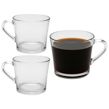 Imagem de Conjunto 3 Xícaras de Café e Chá 165ml Cor: Transparente