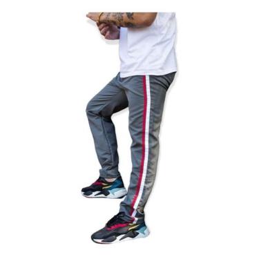 Imagem de Calça Masc Tactel 1 Bolso Agasalho Inverno Esportiva 073 - J94 Confecç