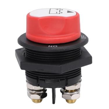 Imagem de Jectse Interruptor Isolador de Bateria 200A, Construção Em ABS e Latão, Alça Removível, Tampa à Prova D'água, Posição Dupla ON OFF, Corte de Energia, Com Conexão de Cabo Segura