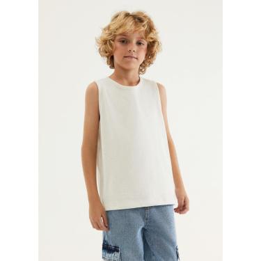 Imagem de Regata Infantil Menino Básica Com Linho-Masculino