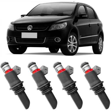 Imagem de Kit 4 Bico Injetor Vw Gol G4 G5 1.0 8v 2005 A 2014 Iwp176