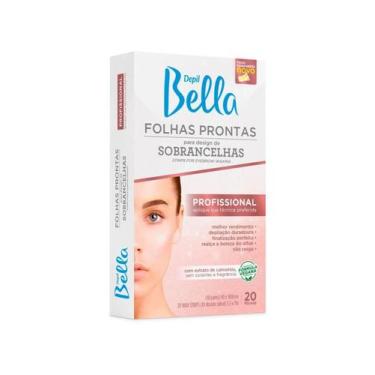 Imagem de Folhas prontas para sobrancelhas 20 un - depil bella
