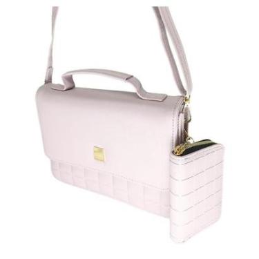 Imagem de Bolsa feminina tiracolo transversal com carteira premium-Feminino