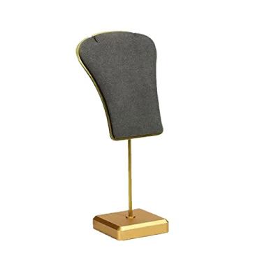 Imagem de KEG801302 Suporte de exibição de joias, colar, pingente, expositor, suportes de exibição de joias para vender, pequenos organizadores de joias de metal, colares de armazenamento para mostrar joias