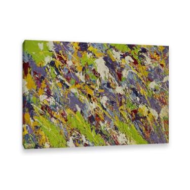 Imagem de SDYJ6GSW Walasse Ting Impressão de arte em tela borboletas brancas dormindo em uma cama violeta galo famoso floral figura feminina reprodução de pintura colorida grande decoração de parede para quarto